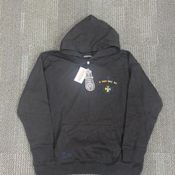 Chrome Hearts hoodie with multi-colored embroidery