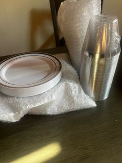 Plates and cups