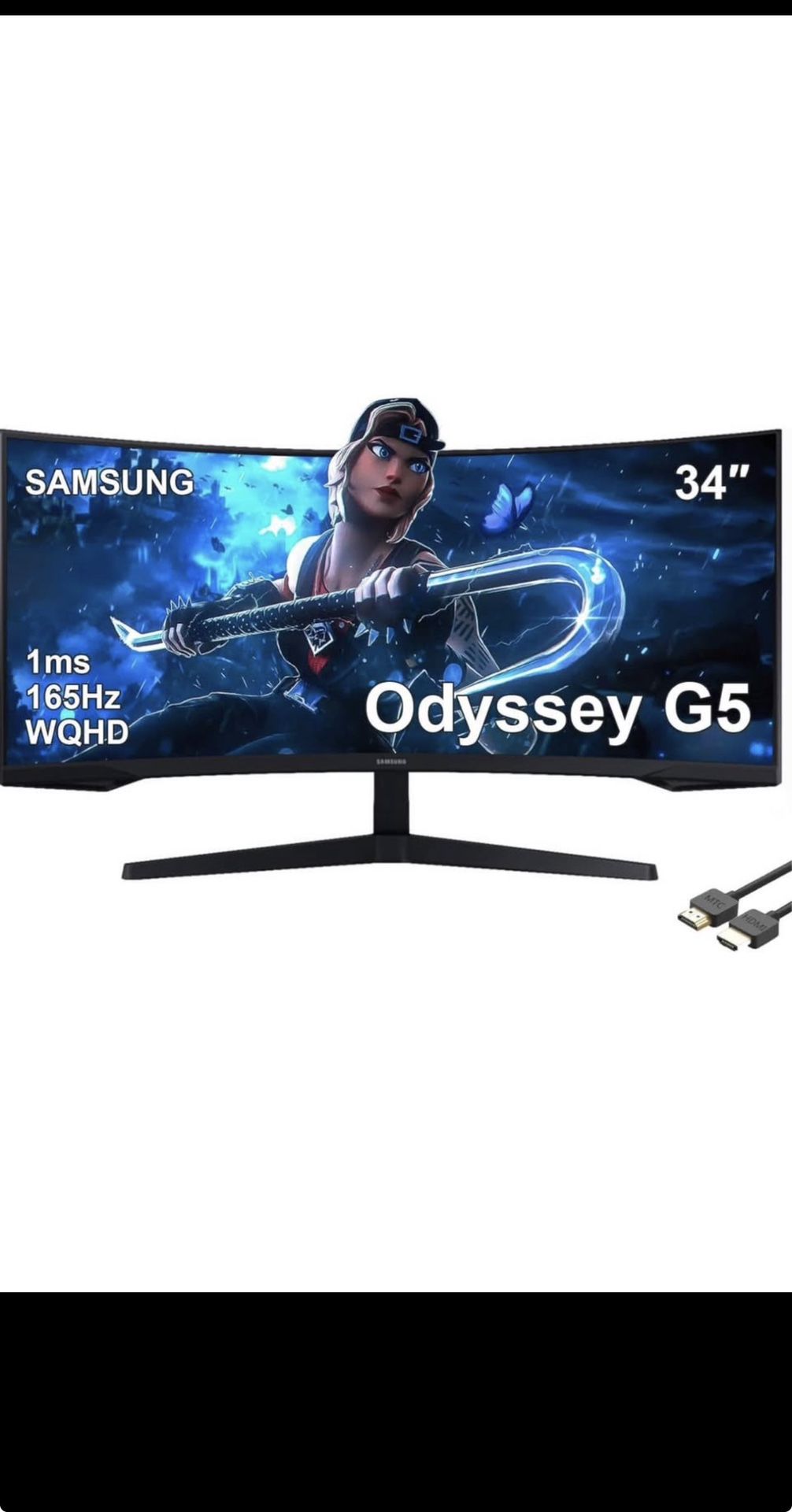 Samsung 34” Gaming Monitor