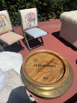 Wine Barrel lazy susan