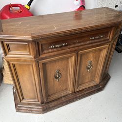Antique Buffet Or Dry Bar 
