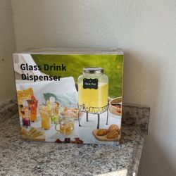 Glass Drink Dispenser 