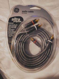 GE Ultra Pro Grade RCA Audio Cable 6ft