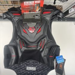Icon Motorcycle Stryker Vest S-M Red