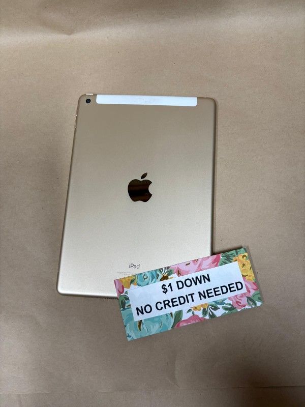 Apple IPad 5th Gen Tablet - Only $1 Today Pay The Rest Later!