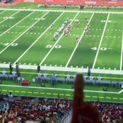 Club Seats 45-yard Line Green Bay Packers Versus Arizona Cardinals Tickets 