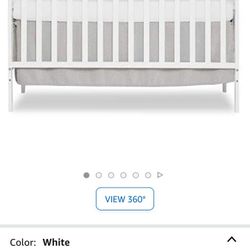 Dream On Me Synergy 5 In 1 White Crib