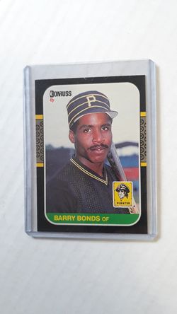 1987 Donruss Barry Bonds RC..