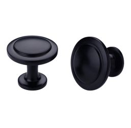 26pc Cabinet Pull Knobs for Kitchen Cabinet, Dresser and Drawer (Flat Black)
