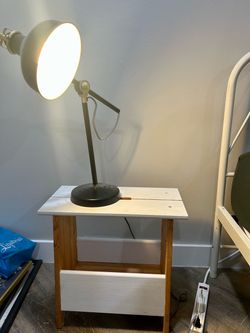 Wood nightstand
