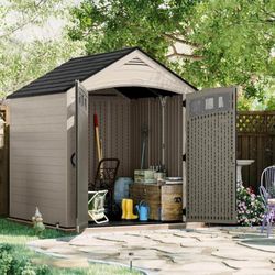 Suncast 7 Ft  W X 7 Ft  D Plastic Shed ((50 SQ Ft)