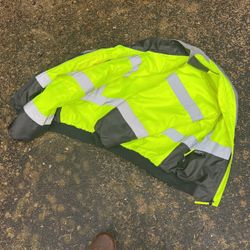 Yellow Construction Coat 
