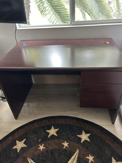 Mahogany Office Desk 30x50
