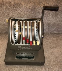 Antique Paymaster Checkwriter