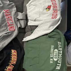 Vintage College Hoodies all Size SMALL