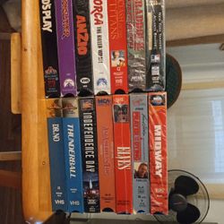 VHS Tapes Good Condition 14 Movies Best Office 