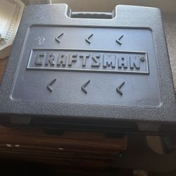 Craftsman 14.4 Volt DieHard right-angle cordless drill kit in a carrying case.  