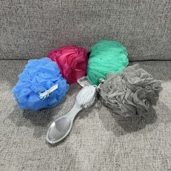 Brand New Equate Loufa Or Equate Beauty 4-in-1 Foot Wand, Exfoliating Foot Brush, for Cleansing & Softening, $1 Ea 