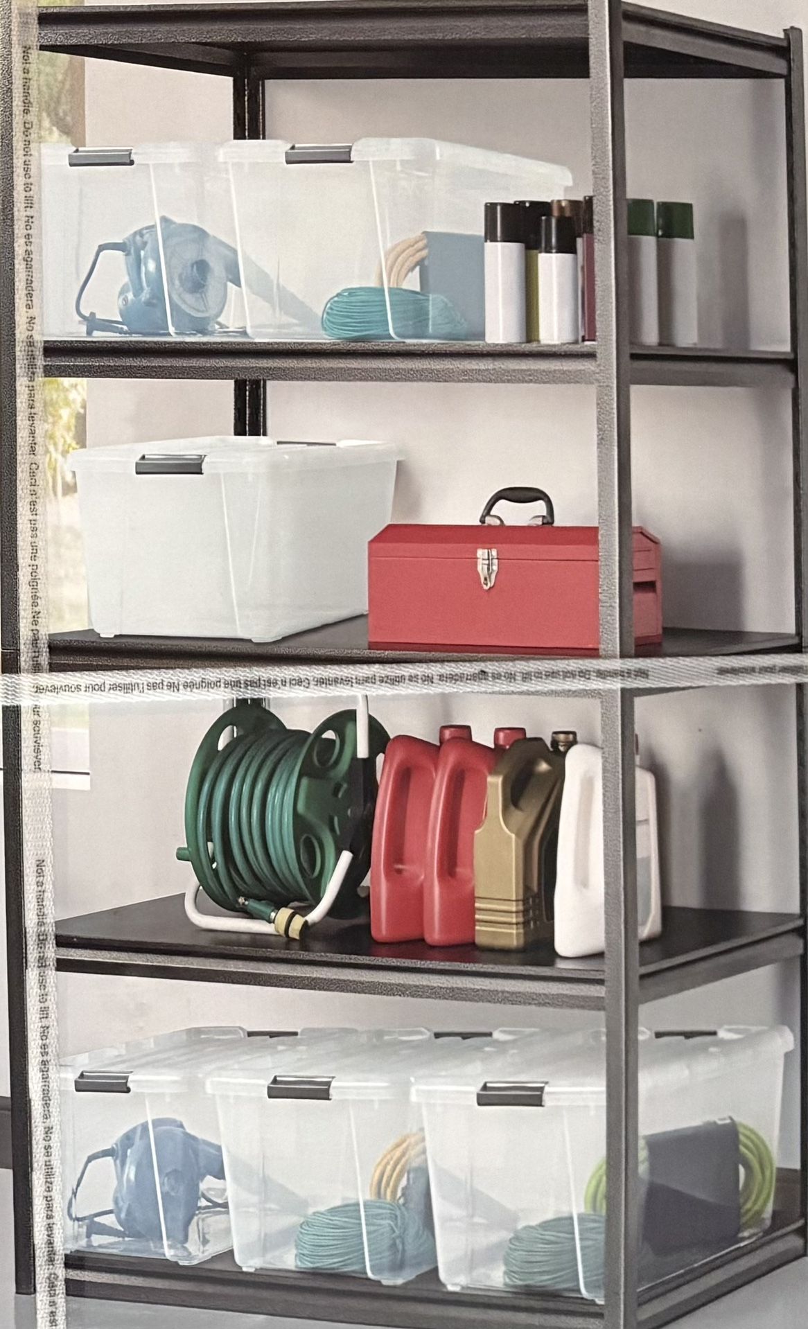 Two Metal Shelving Units 6’T - 4’W - 2’D