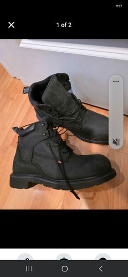 Red wings work boots size 10