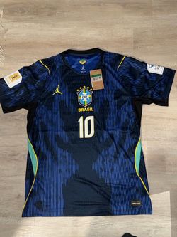 Brazil Neymar Jr #10 Jordan Edition Jersey (Player Version)