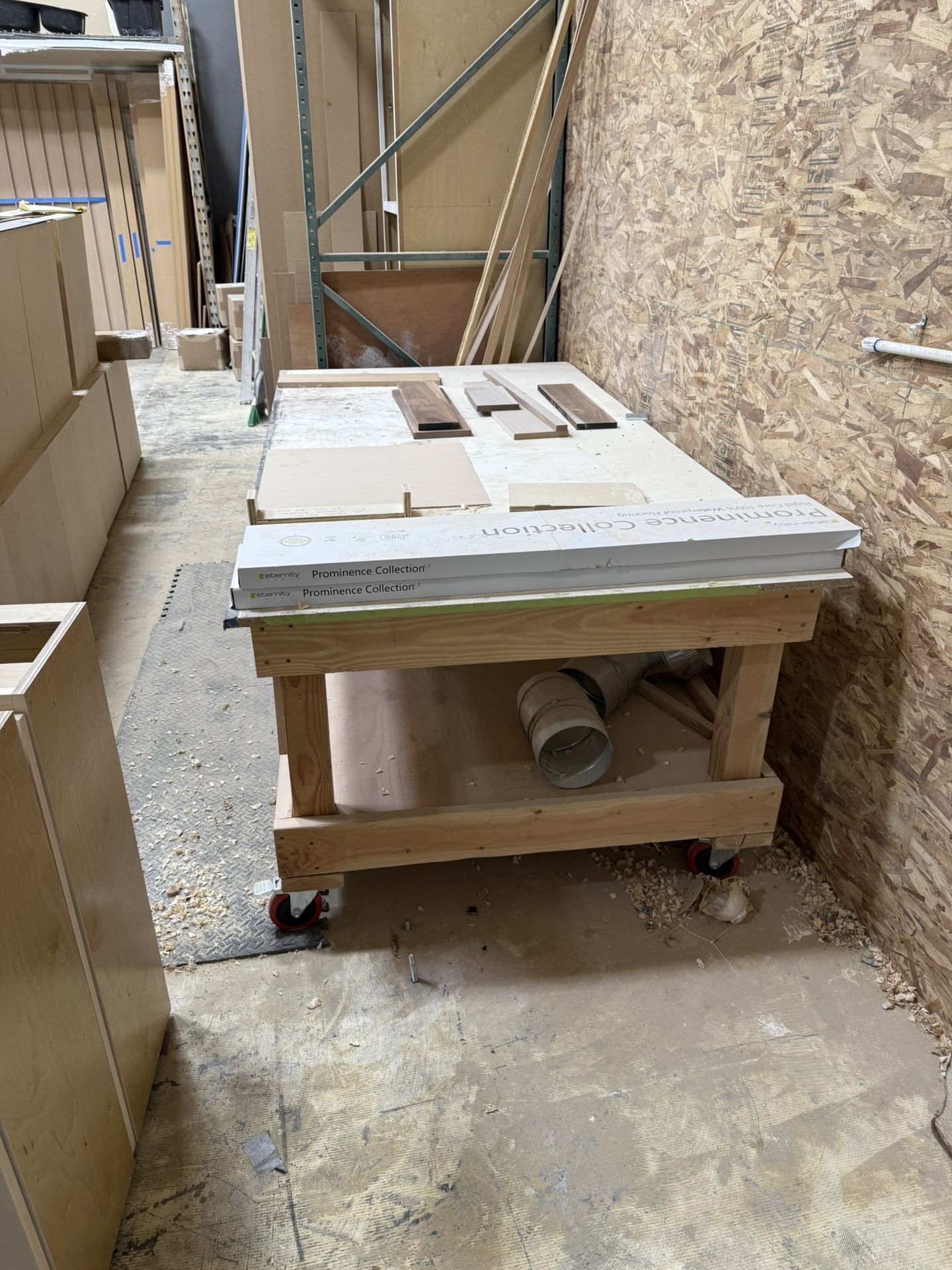 Rolling Shop Tables
