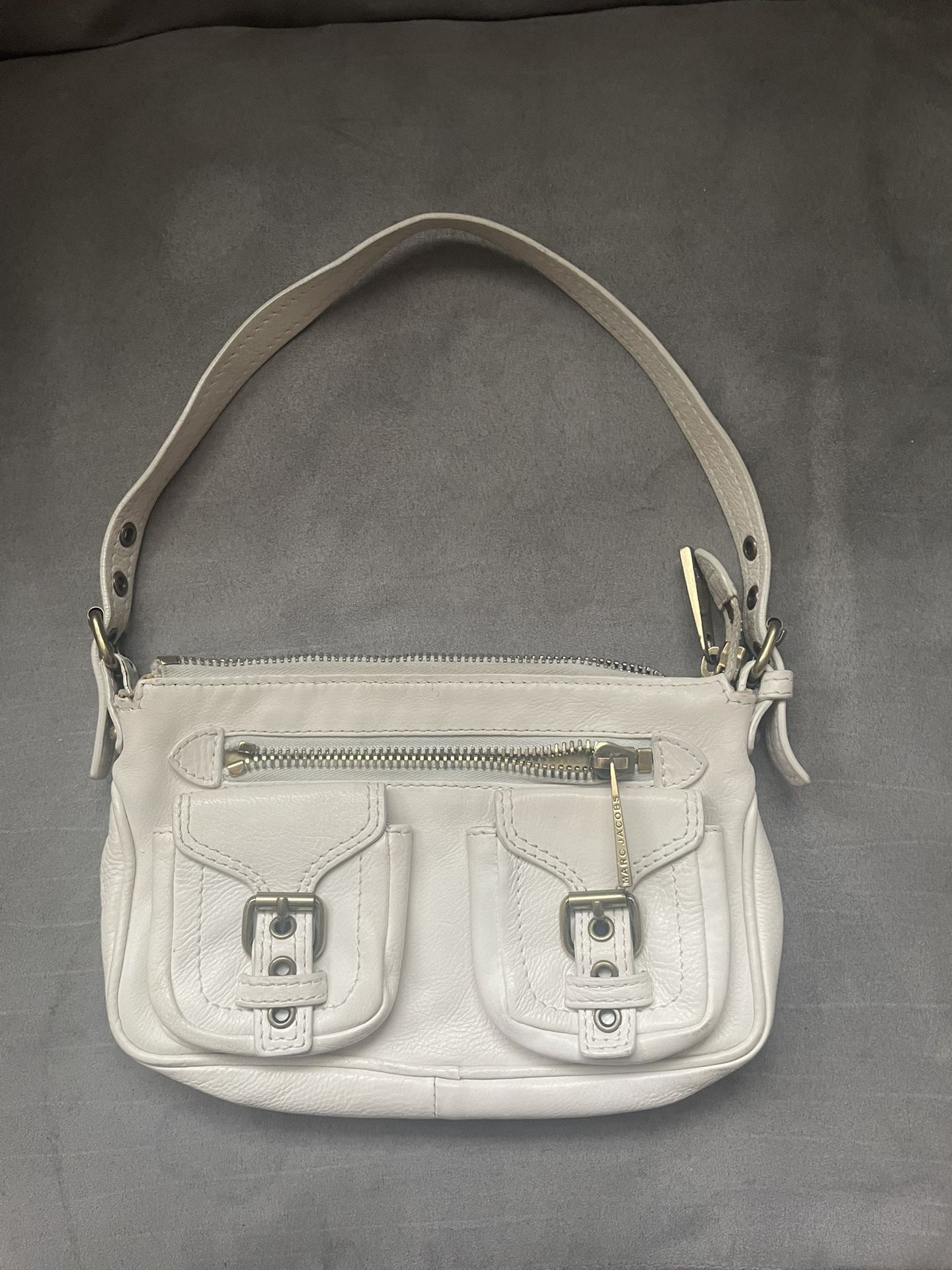 Marc Jacobs 'Blake' Mini Hobo Bag White Limited edition Designer Y2K Retro Purse