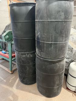 55 gallon plastic food grade barrels