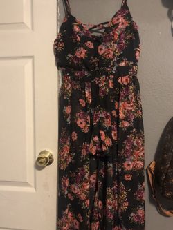 Flower Petals Maxi Romper 