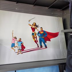 Superman Canvas Paintings