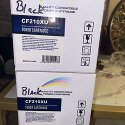 Two Black Toner Cartridges