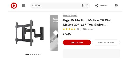 Swivel TV Wall Mount