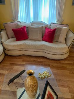 Couches + China Cabinet
