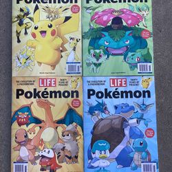 4 New Pokémon Life Collect All Covers Magazines (Valencia) $50