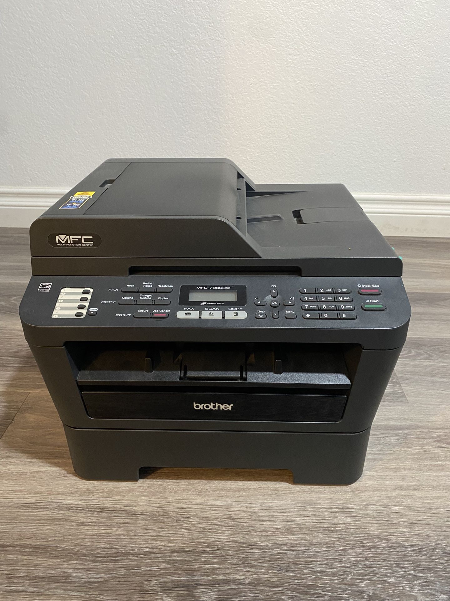 Brother MFC-7860DW All-in-One Laser Printer – Black & White Only