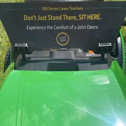 BRAND NEW !!!!  John Deere S100