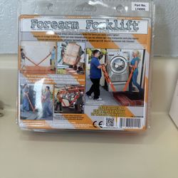 Forearm forklift moving supplies