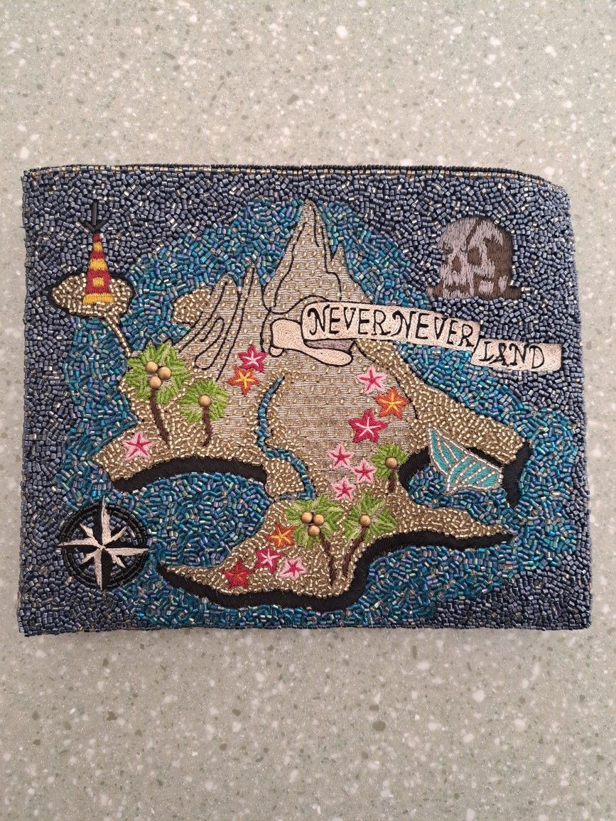 Mary Frances Disney Peter Pan "Never Never Land" Beaded Crossbody Purse