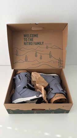 Brand new Nitro CAVE TLS Step-On snowboarding boots