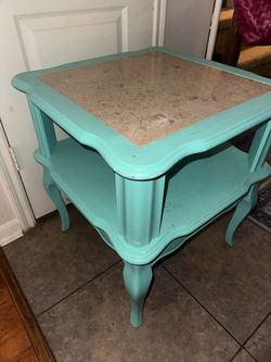 Seafoam Side Table