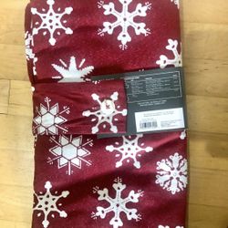 Large Tablecloth. Rectangle. NEW Or Use As Tree Skirt Too