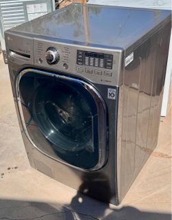 LG Front Load Washing Machine Graphite Steel