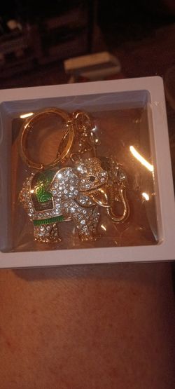 Royal Elephant Bag Charm
