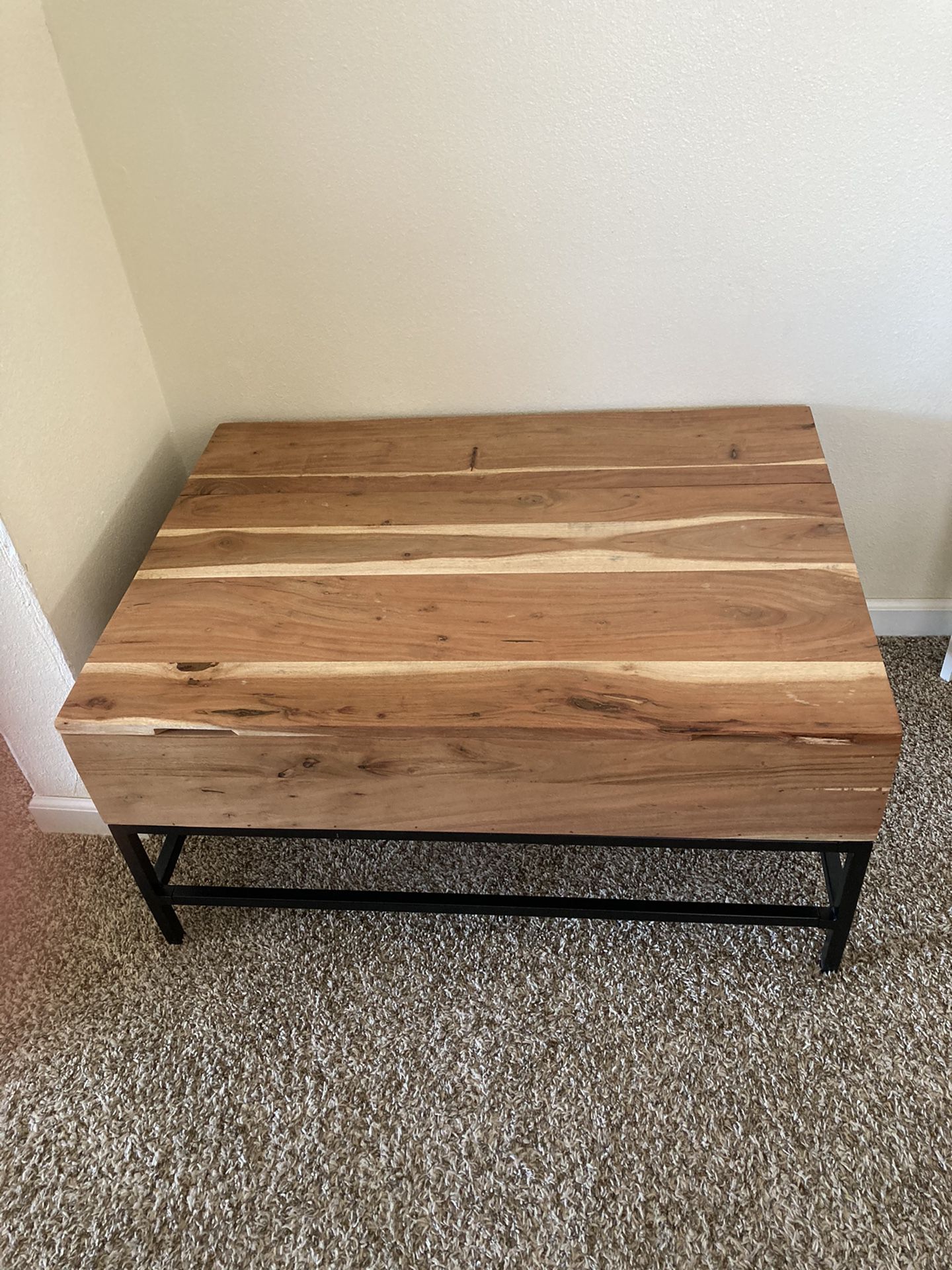 Wood Coffee Table 36X26X18 (paid $500 2 months ago)
