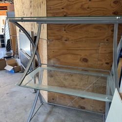 Glass Office Desk 