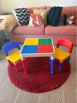 Kids colorful table and chairs. Tot Tutors