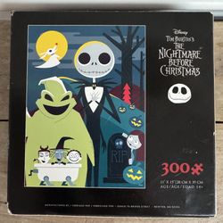NEW open box Nightmare Before Christmas 300pc Puzzle Sealed in Bag just $5 