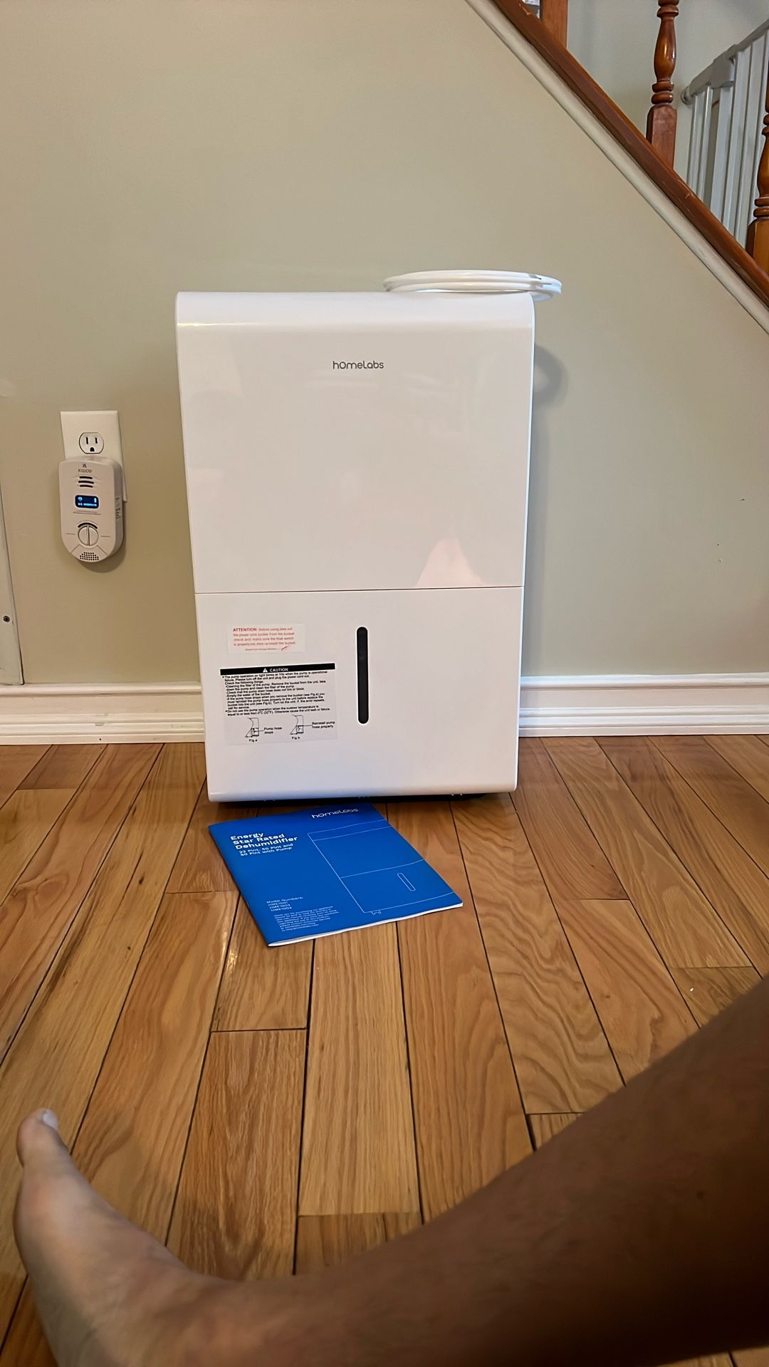 HOmeLabs Dehumidifier 4500 Sqft 50 Pint Wi-fi