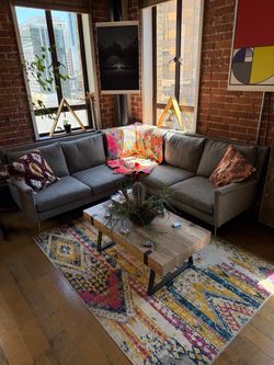 West Elm Carlo Mid-Century 90” Sectional