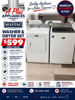 Maytag Washer And Dryer Set